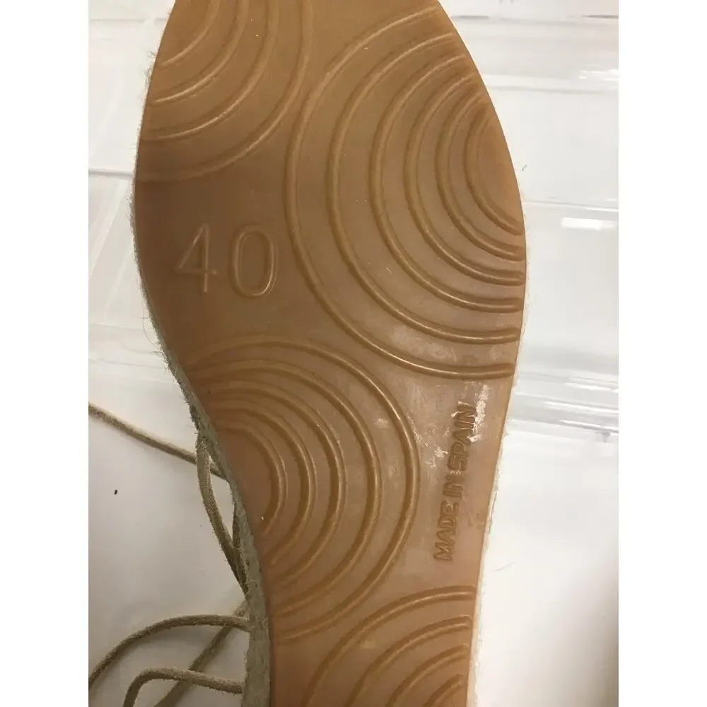 Fabiolas Tan‎ Sandals Women's EUR 40, US 9-9.5